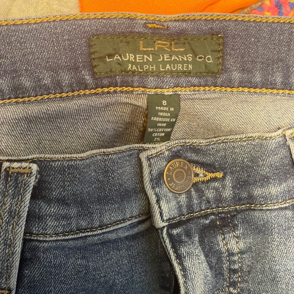 mid rise cropped Lauren ralph lauren jeans